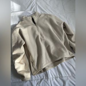 lululemon fleece quarter zip